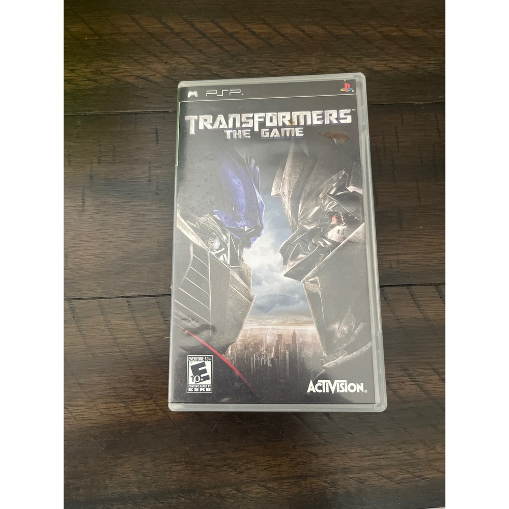 Transformers The Game Sony PSP Activision UMD Video Game Complete CIB 81977206US